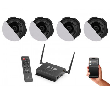 Мультирум система 4 потолочных динамика Audac CIRA840DI/W